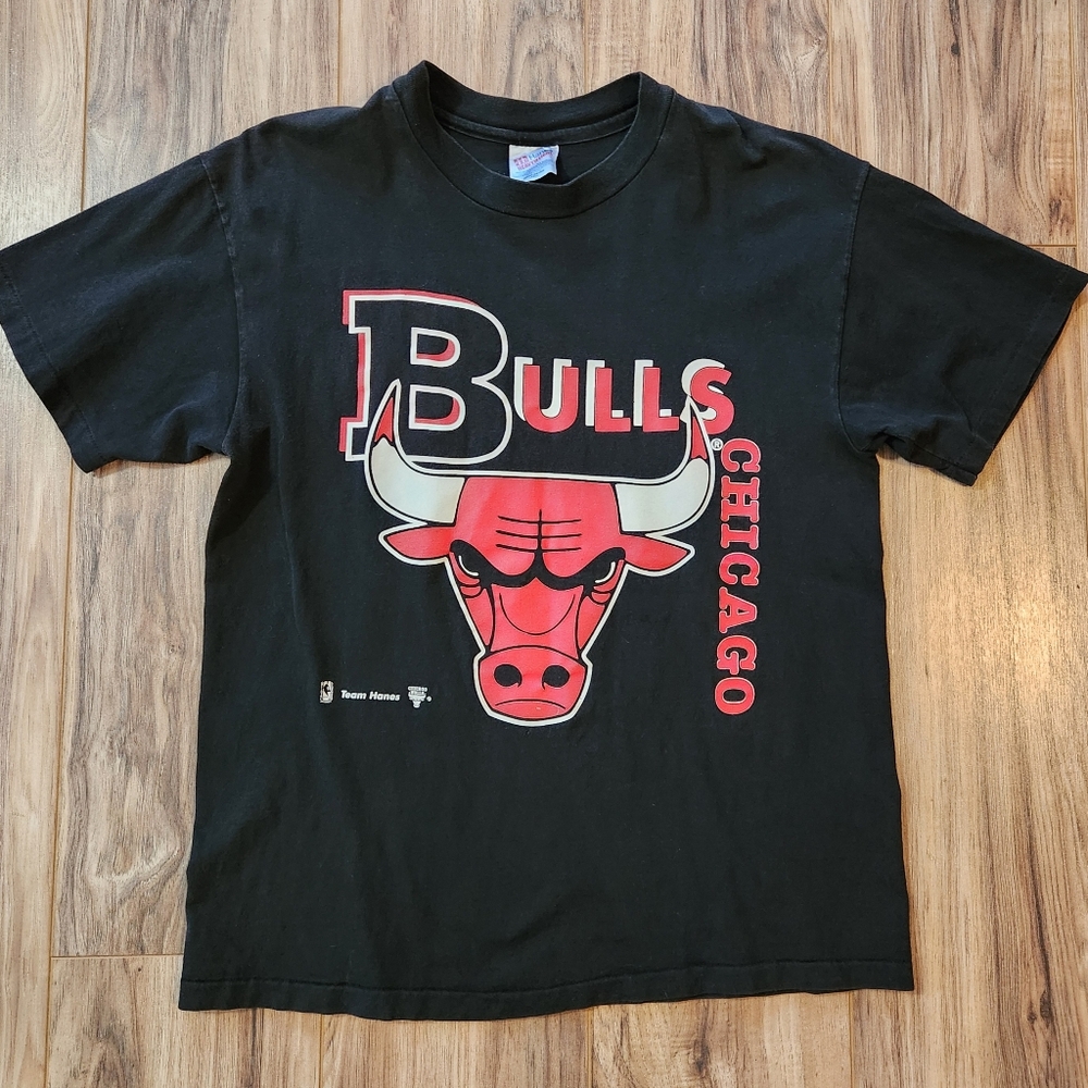 Vintage 90s Chicago Bulls Large Tee T-Shirt